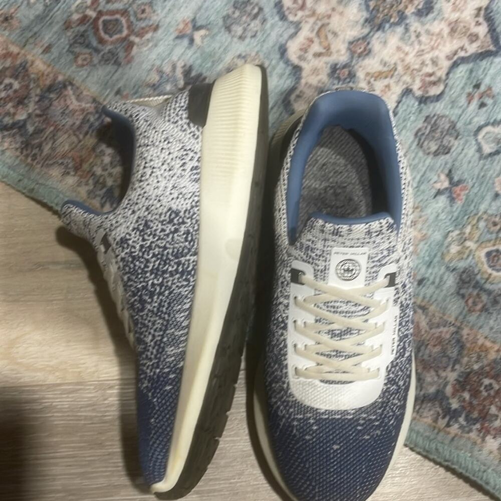 Peter Millar Blue and White size 8 woman's Sneakers - Picture 8 of 11